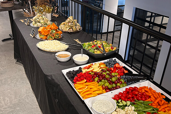 Fresh Fruit, Wraps, and Salads