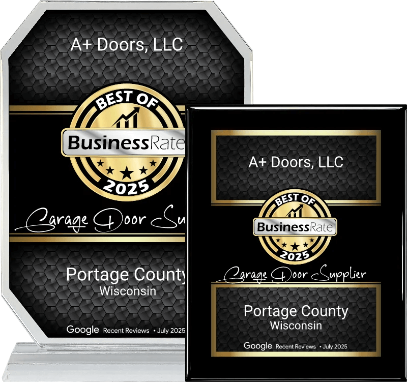 A+ Doors, LLC is ranked #1 in Portage County by Business Rate