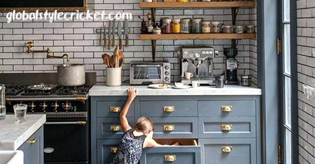 industrial style kitchen